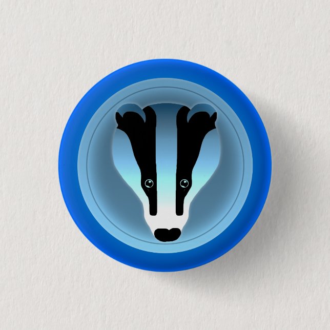Badger Badge 1 Inch Round Button (Front)