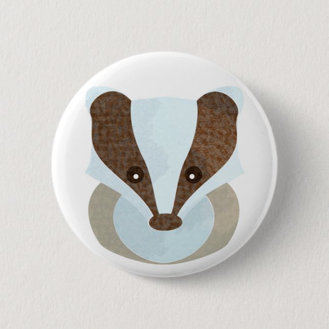 Badger Badge 2 Inch Round Button (Front)
