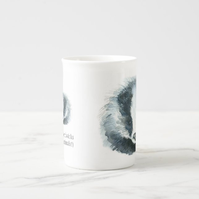 Badger Bone China Mug (Front)