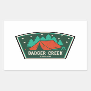 Badger Creek Wilderness Oregon Camping Sticker