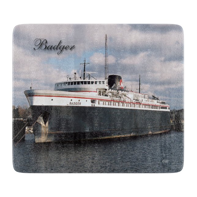 Badger cutting board (Front)