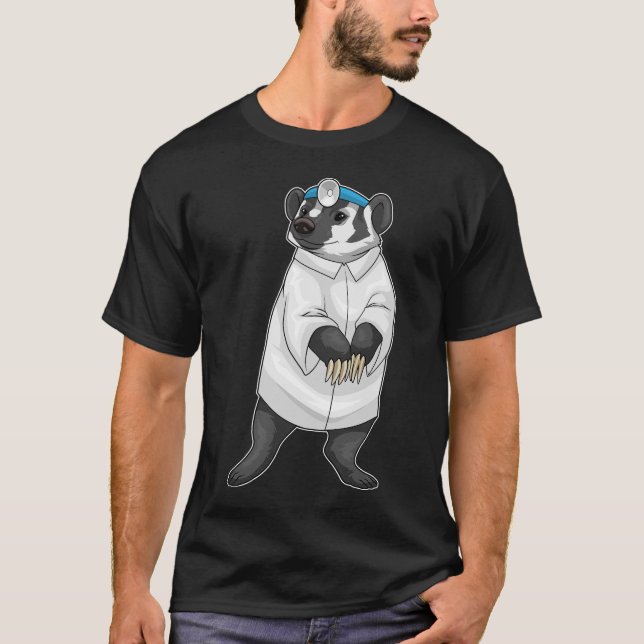 Badger Doctor Doctor's coat T-Shirt (Front)