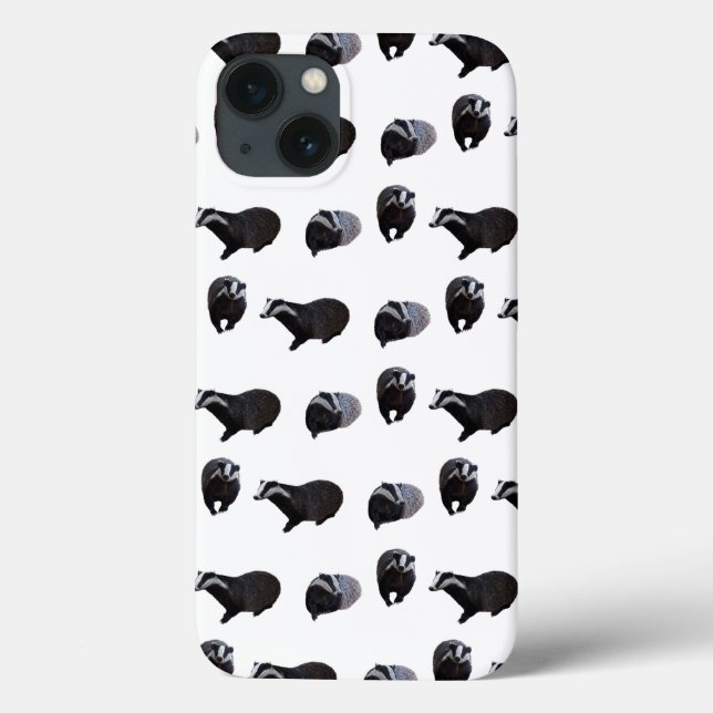 Badger Frenzy iPad Mini Case (Choose Colour) (Back)