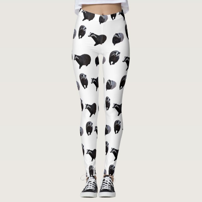 Badger Frenzy Leggings (choose colour) (Front)