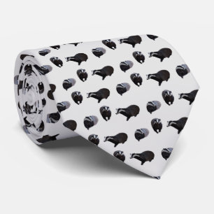 Badger Frenzy Tie (Light Grey)