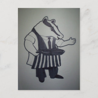 Badger from Wind in the Willows Postcard