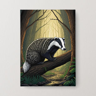 Badger in Enchanted Forest