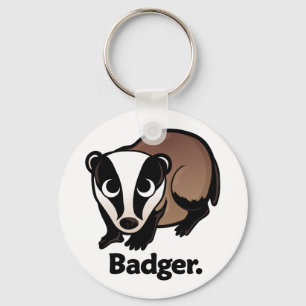 Badger. Keychain