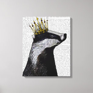 Badger King Canvas Print