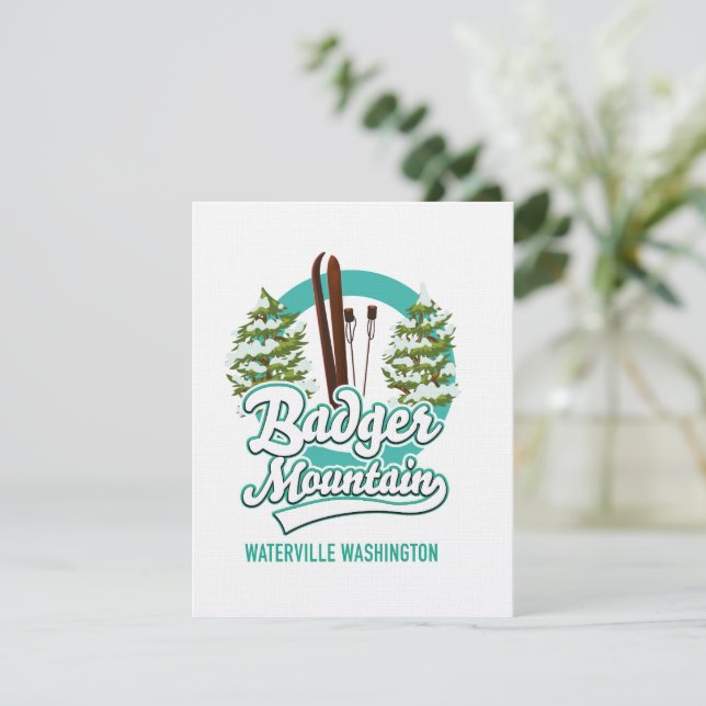 Badger Mountain Waterville Washington Ski logo (Standing Front)