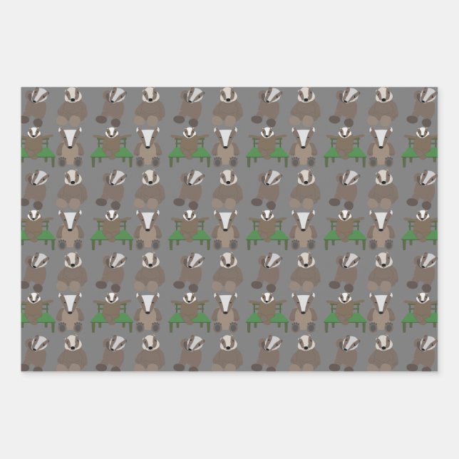 Badger Wrapping Paper Sheet (Front 2)