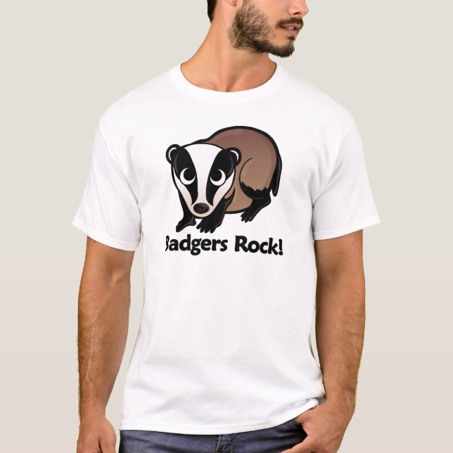 Badgers Rock! T-Shirt (Front)