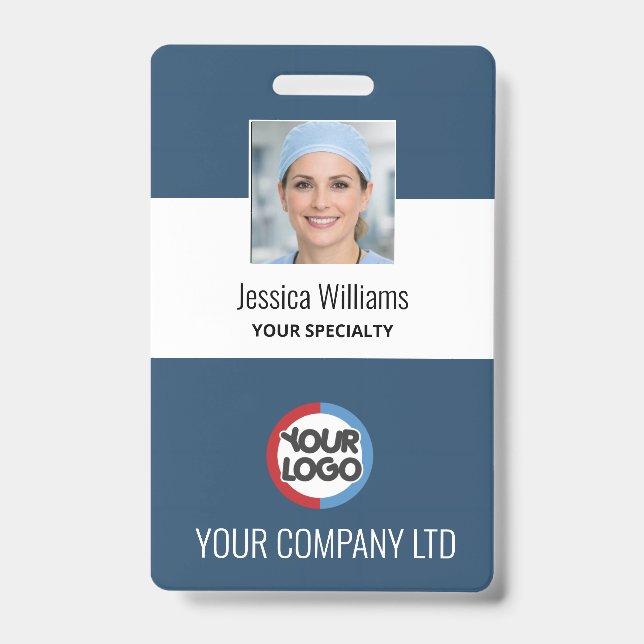 badges business personnel staff employee (Front)