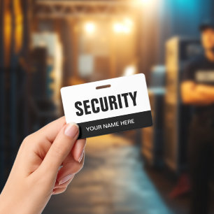 Badges de sécurité nominatifs pour les événements