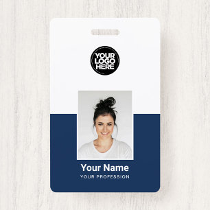 Badges d'ID de sécurité de l'entreprise photo pers
