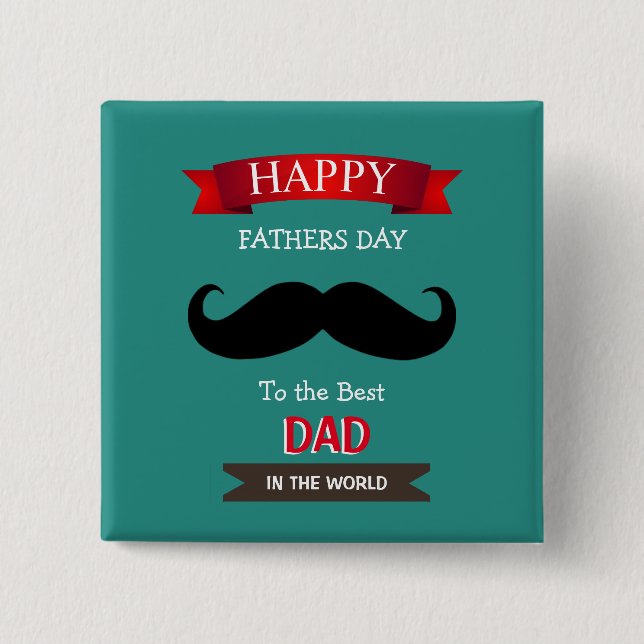 Badges - Happy Father's Day Button Badge (Front)