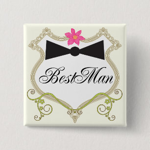 Badges Mariages BestMan BowTie