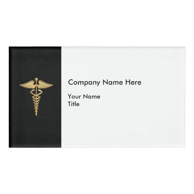 Badges nominatifs Médicale de personnel (Devant)