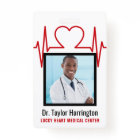 Badges photo et texte personnalisés Médicales