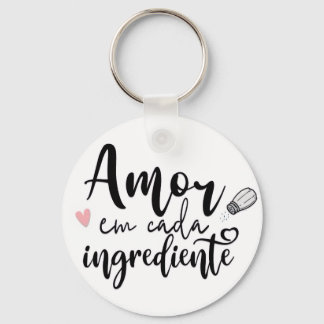 Badges with text keychain