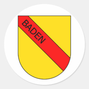 Badian Coat of Arms Classic Round Sticker