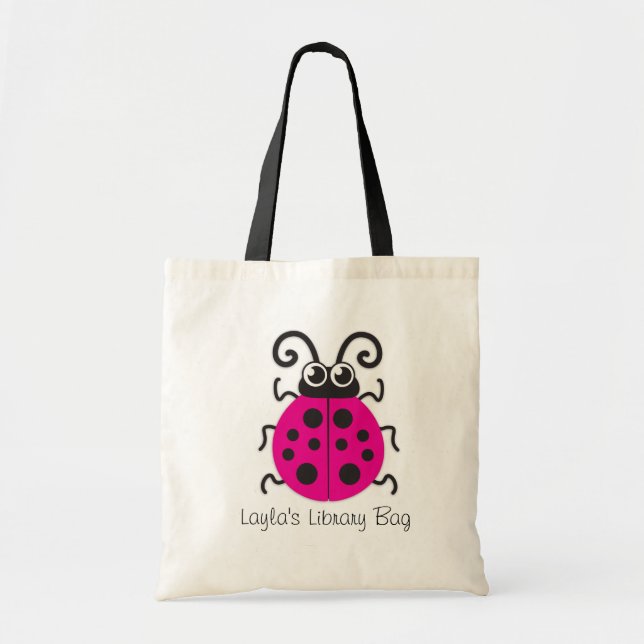 Badine le sac rose mignon de bibliothèque de (Devant)