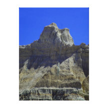 Badland landscape on canvas canvas print