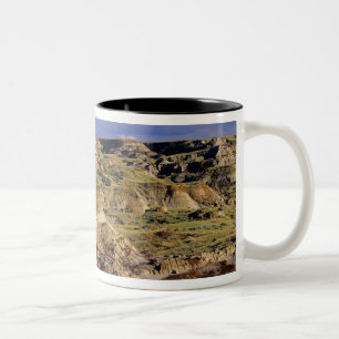 Badlands at Dinosaur Provincial Park in Alberta, 2 Two-Tone Coffee Mug