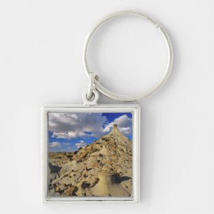 Badlands at Dinosaur Provincial Park in Alberta, 3 Keychain