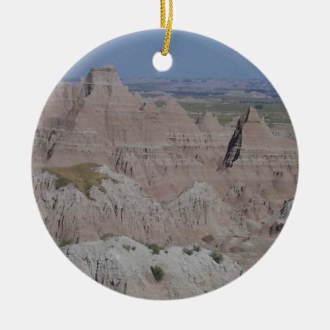 Badlands Christmas Tree Ornament (Front)