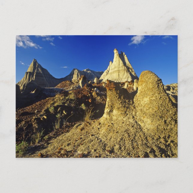 Badlands formations at Dinosaur Provincial Park 2 Postcard (Front)