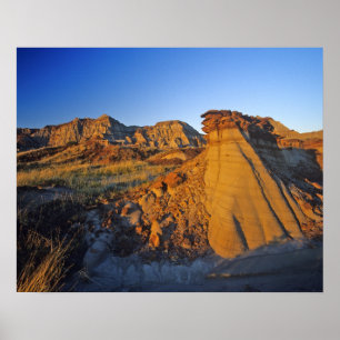 Badlands formations at Dinosaur Provincial Park 3 Poster