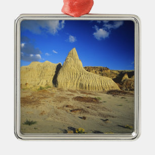 Badlands formations at Dinosaur Provincial Park 7 Metal Ornament