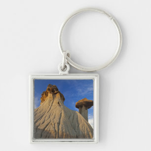 Badlands formations at Makoshika State Park in Keychain