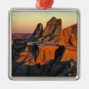 Badlands in Theodore Roosevelt National Park Metal Ornament