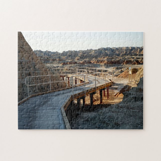 Badlands National Park Boardwalk Jigsaw Puzzle (Horizontal)