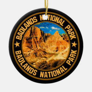 Badlands National Park Ceramic Ornament