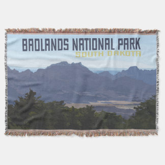 Badlands National Park Cotton Throw