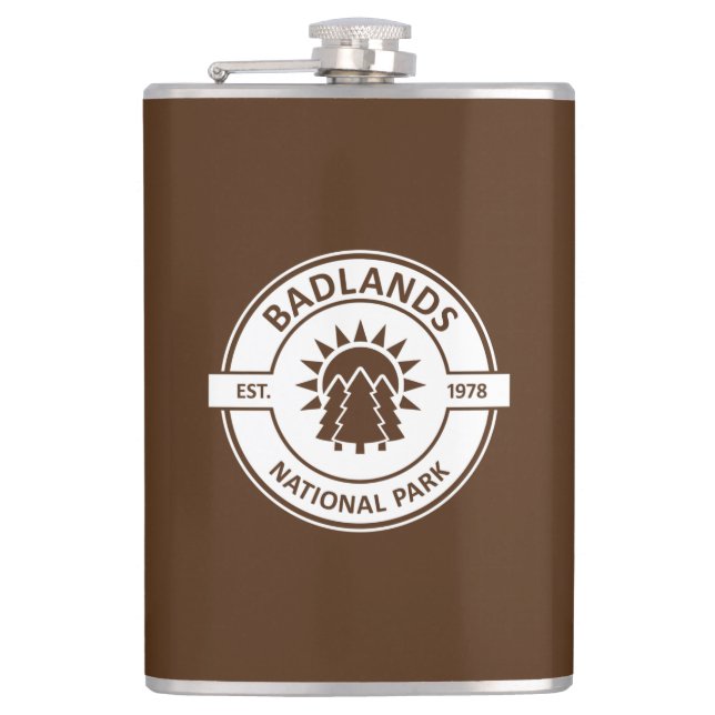 Badlands National Park Hip Flask (Front)