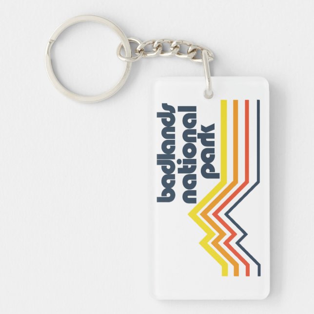 Badlands National Park Keychain (Front)