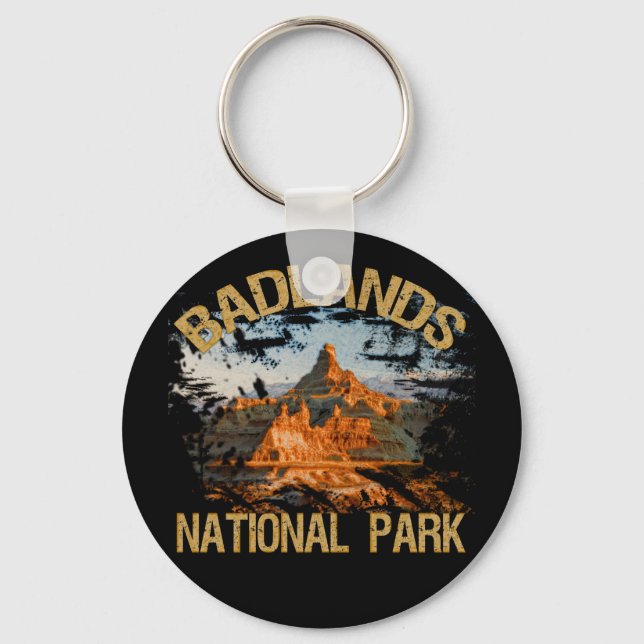 Badlands National Park Keychain (Front)