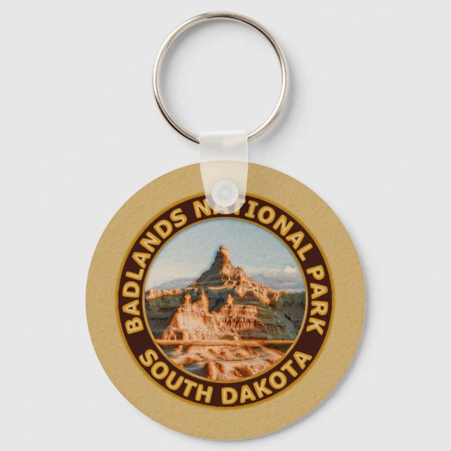 Badlands National Park Keychain (Front)