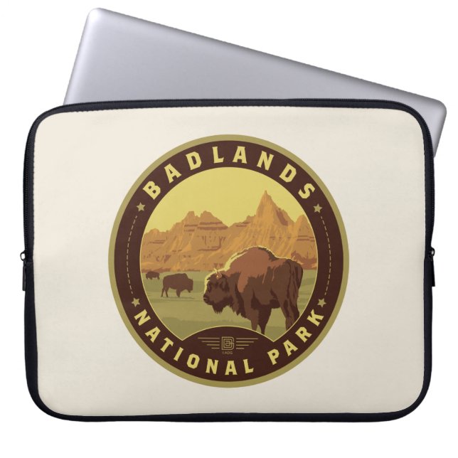 Badlands National Park Laptop Sleeve (Front)