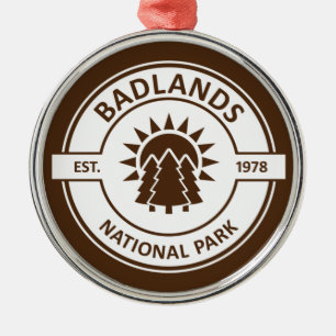 Badlands National Park Metal Ornament