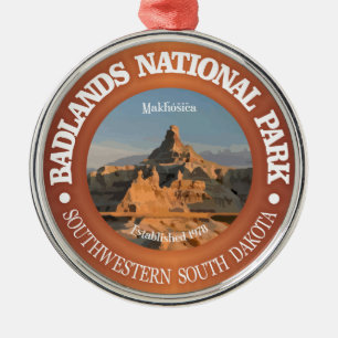 Badlands National Park Metal Ornament