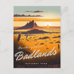 Badlands National Park Postcard