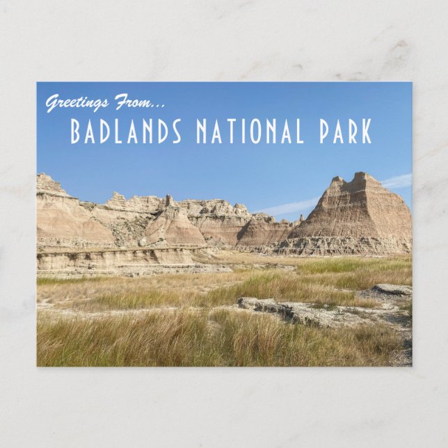 Badlands National Park Postcard (Front)