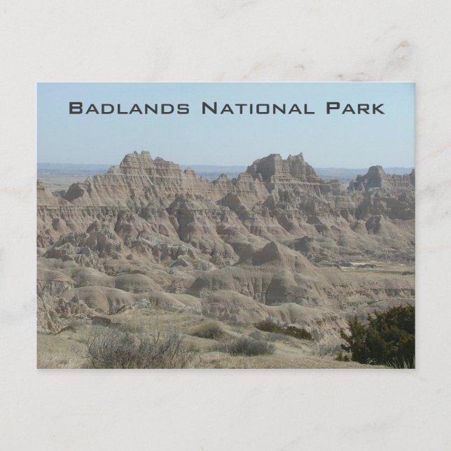 Badlands National Park Postcard (Front)