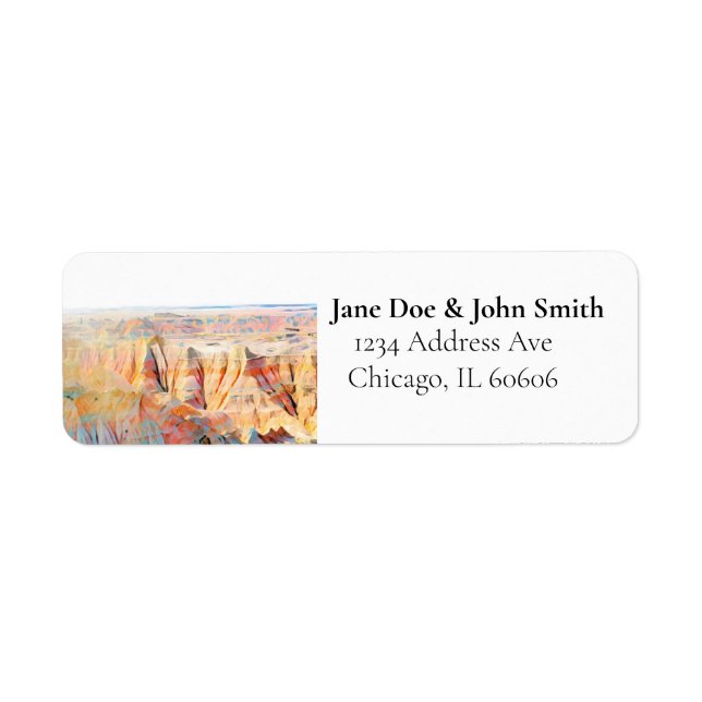 Badlands National Park Return Address Labels (Front)