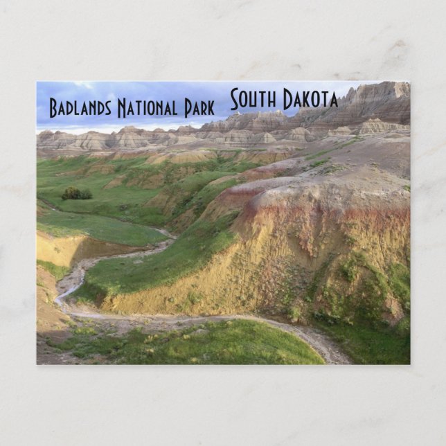 Badlands National Park South Dakota Carte postale (Devant)